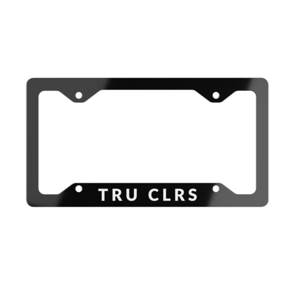 TRU CLRS Metal License Plate Frame