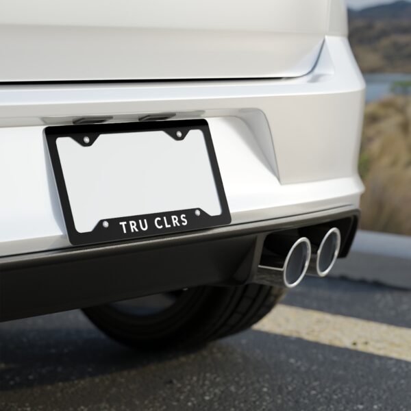 TRU CLRS Metal License Plate Frame - Image 3